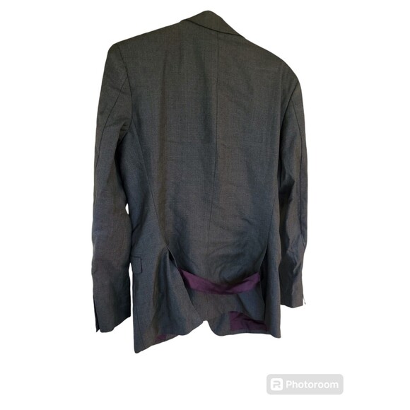 Vitale Barberis Canonico Fabric Made In Italy Blazer Missing Size - Picture 2 of 7